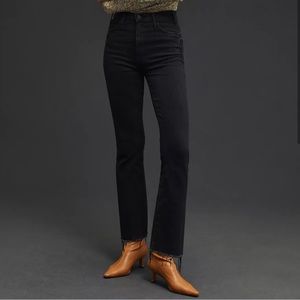 Mother jeans the hustler fray ankle jeans